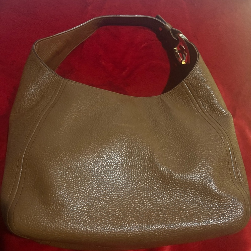 Michael Kors Brown Leather Shoulder Bag